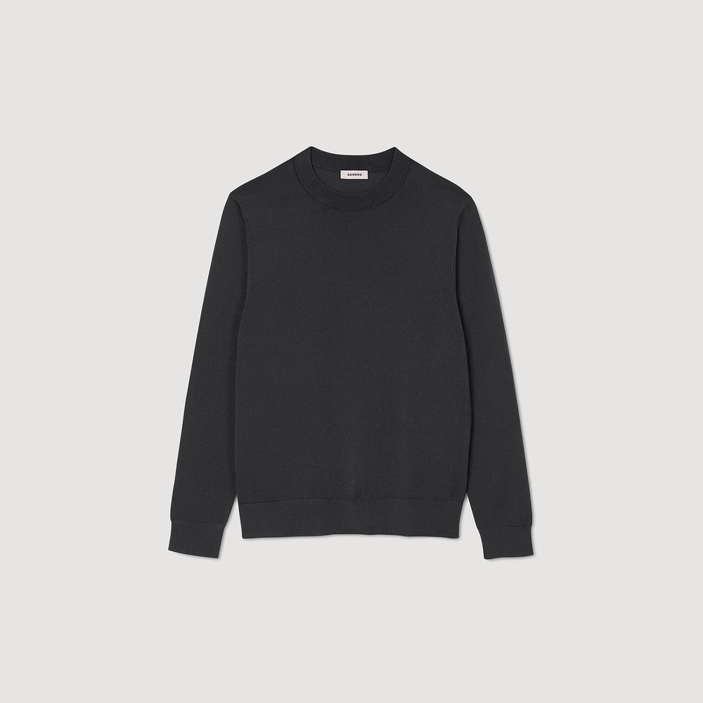 Sandro / Fine knit sweater Dark Kaki.