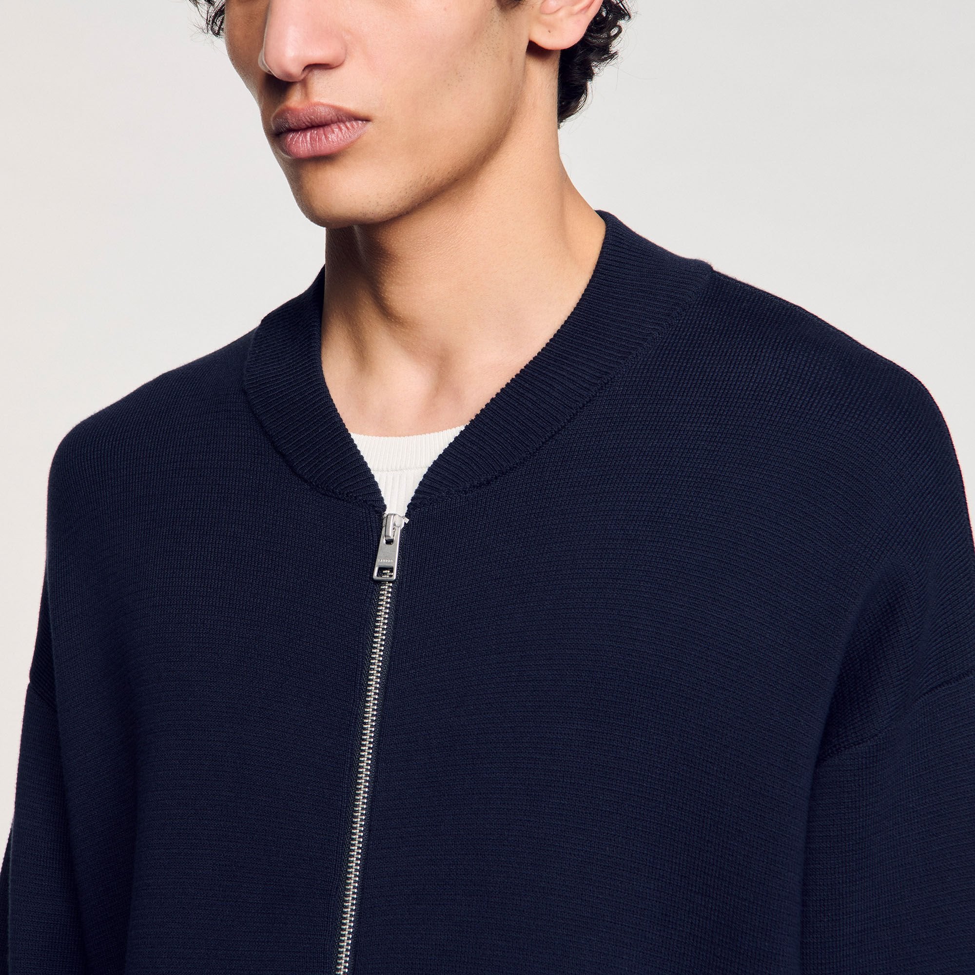 Sandro / Knit jacket Navy Blue