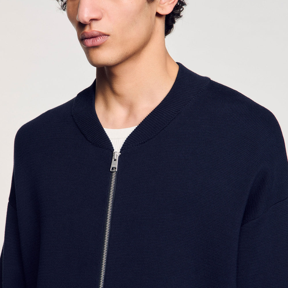 Sandro / Knit jacket Navy Blue