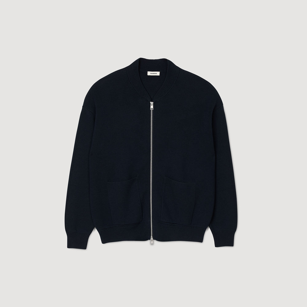 Sandro / Knit jacket Navy Blue