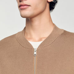 Sandro / Knit jacket Dark Sand