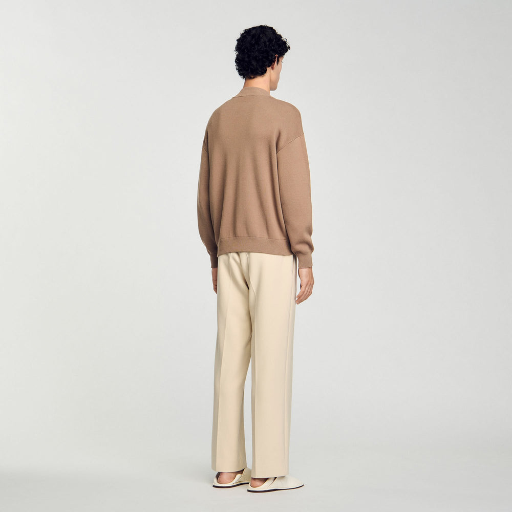 Sandro / Knit jacket Dark Sand