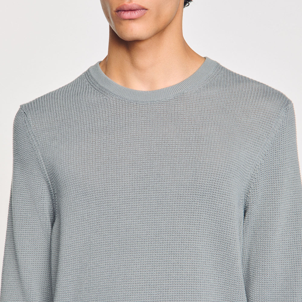 Sandro / Textured knit sweater Lime