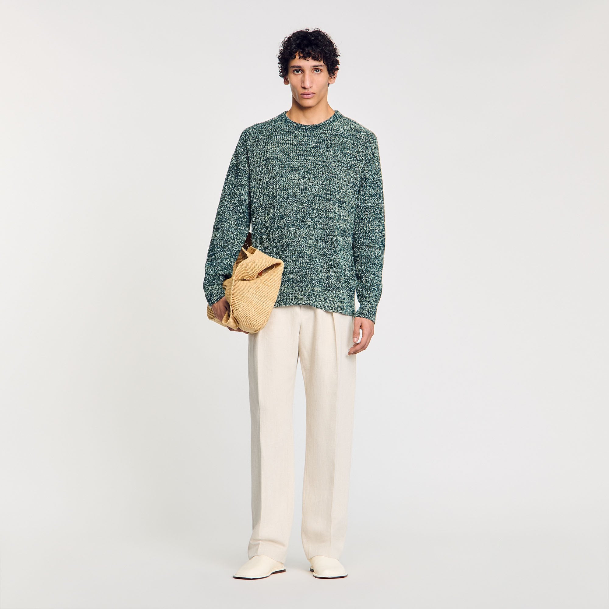 Sandro / Chenille sweater Super Green