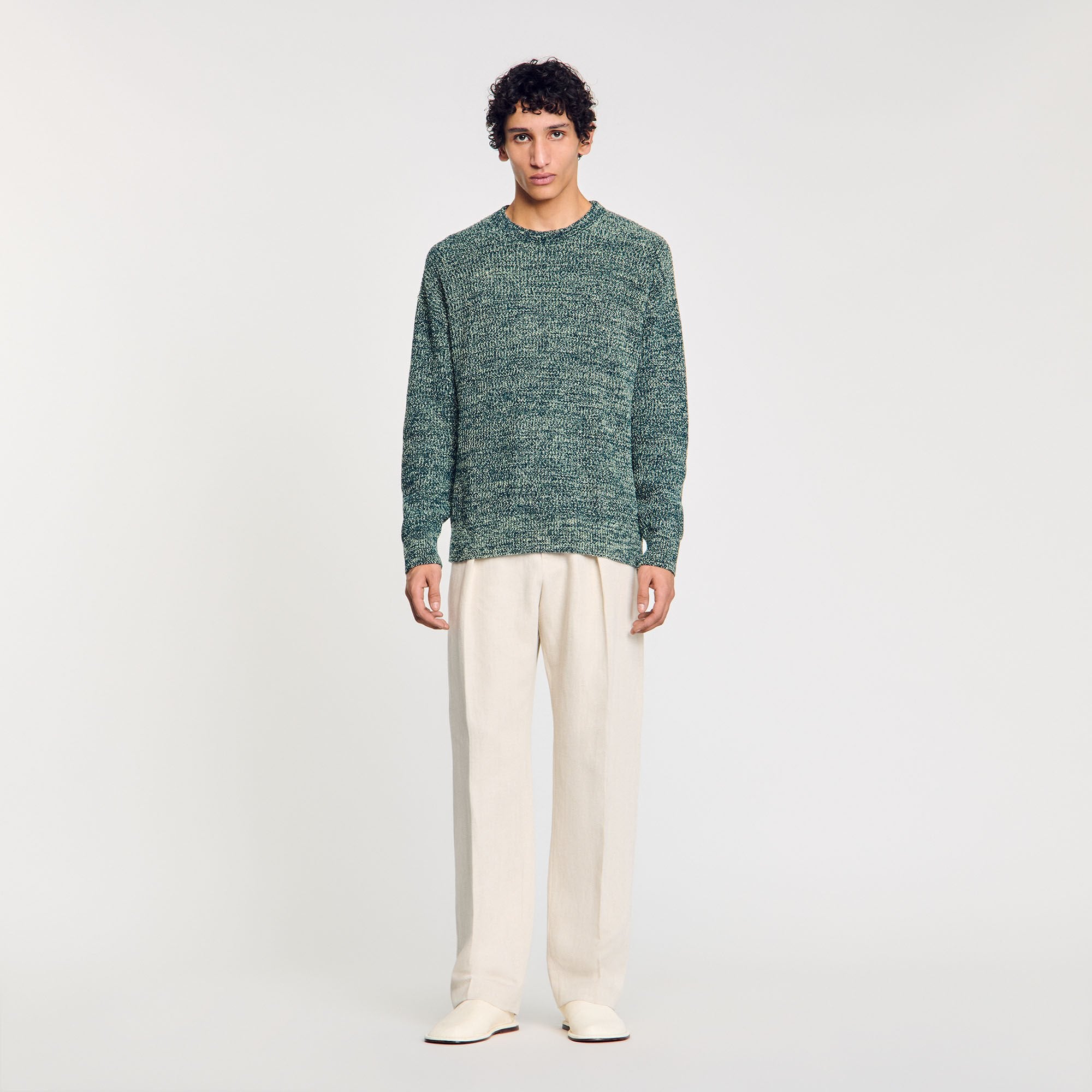 Sandro / Chenille sweater Super Green