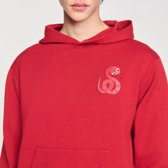 Sandro / Knit sweatshirt with snake detail Red