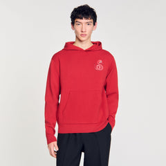 Sandro / Knit sweatshirt with snake detail Red