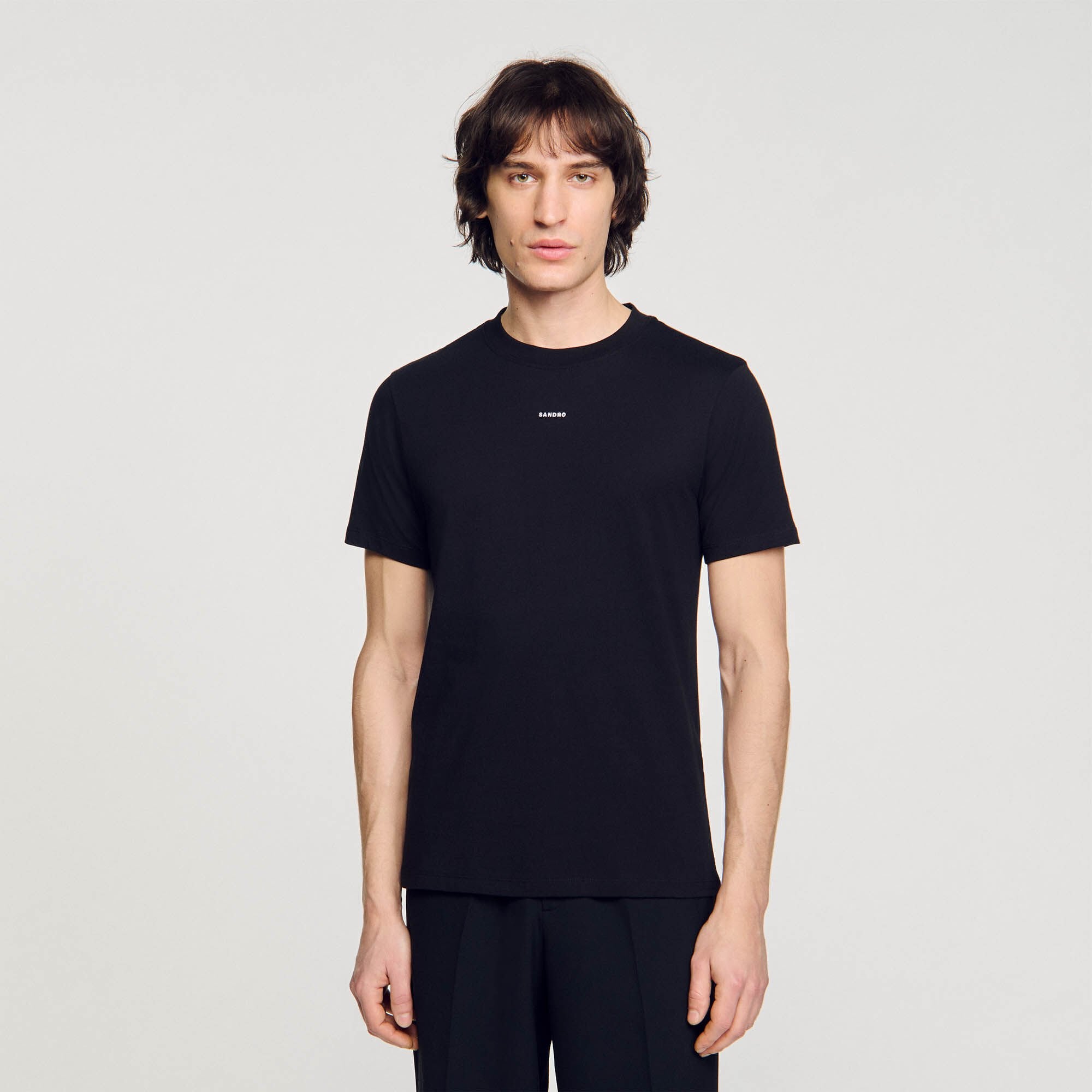 Sandro / Short-sleeved T-shirt Black