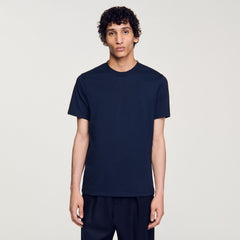 Sandro / Short-sleeved T-shirt Navy Blue