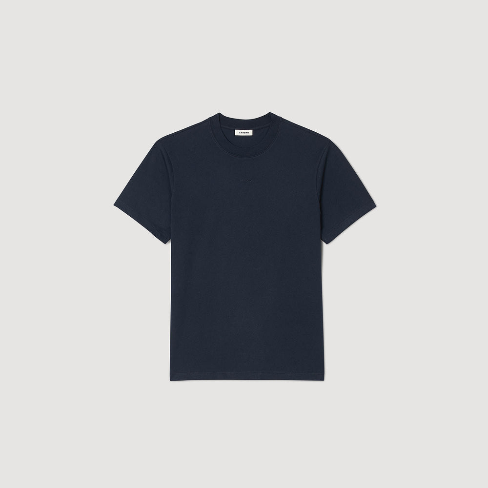 Sandro / Short-sleeved T-shirt Navy Blue