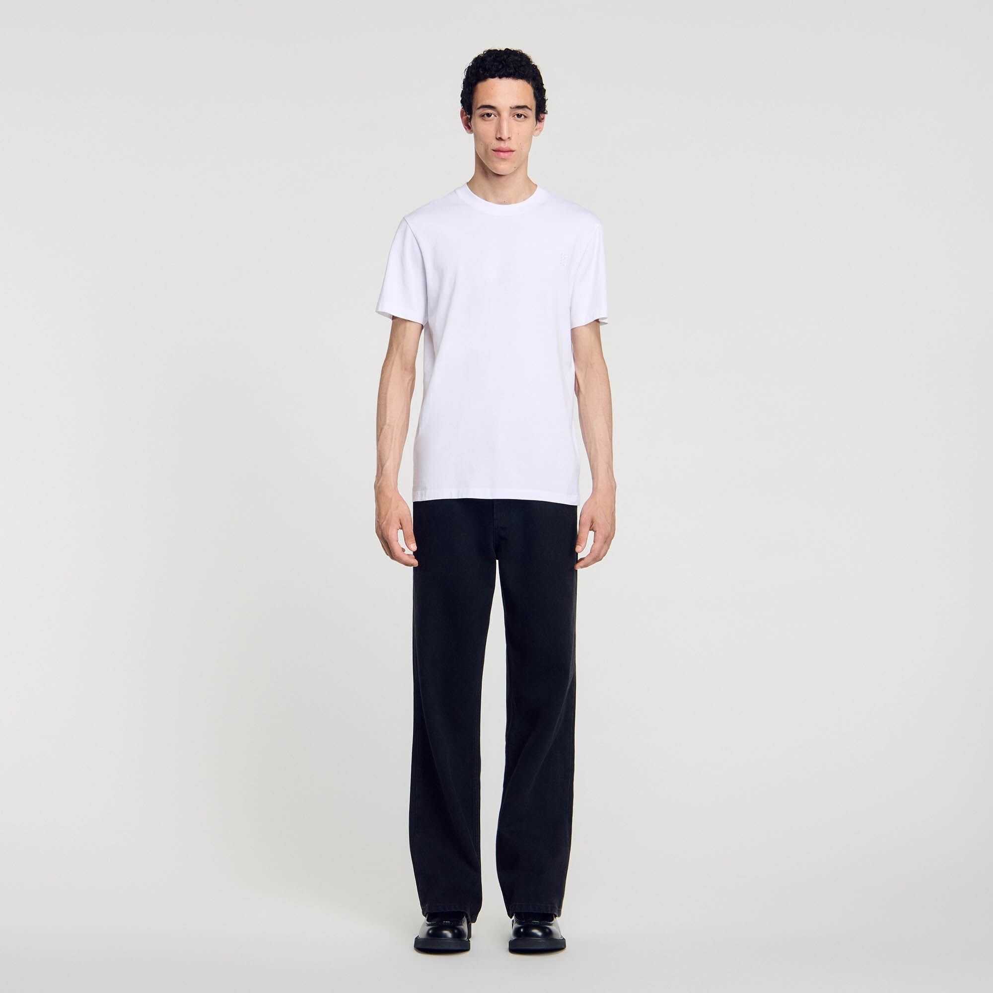 Sandro / Cotton T-shirt White