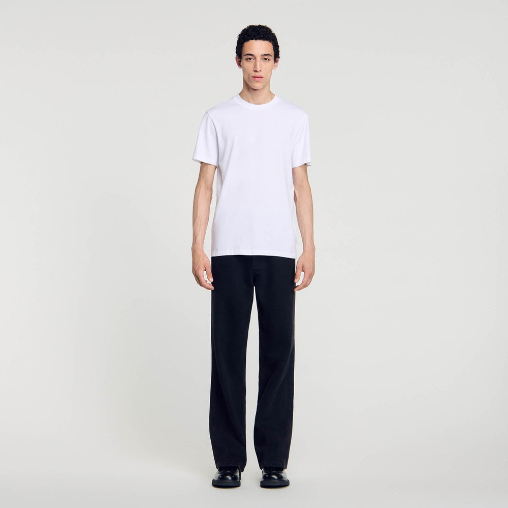 Sandro / Cotton T-shirt White