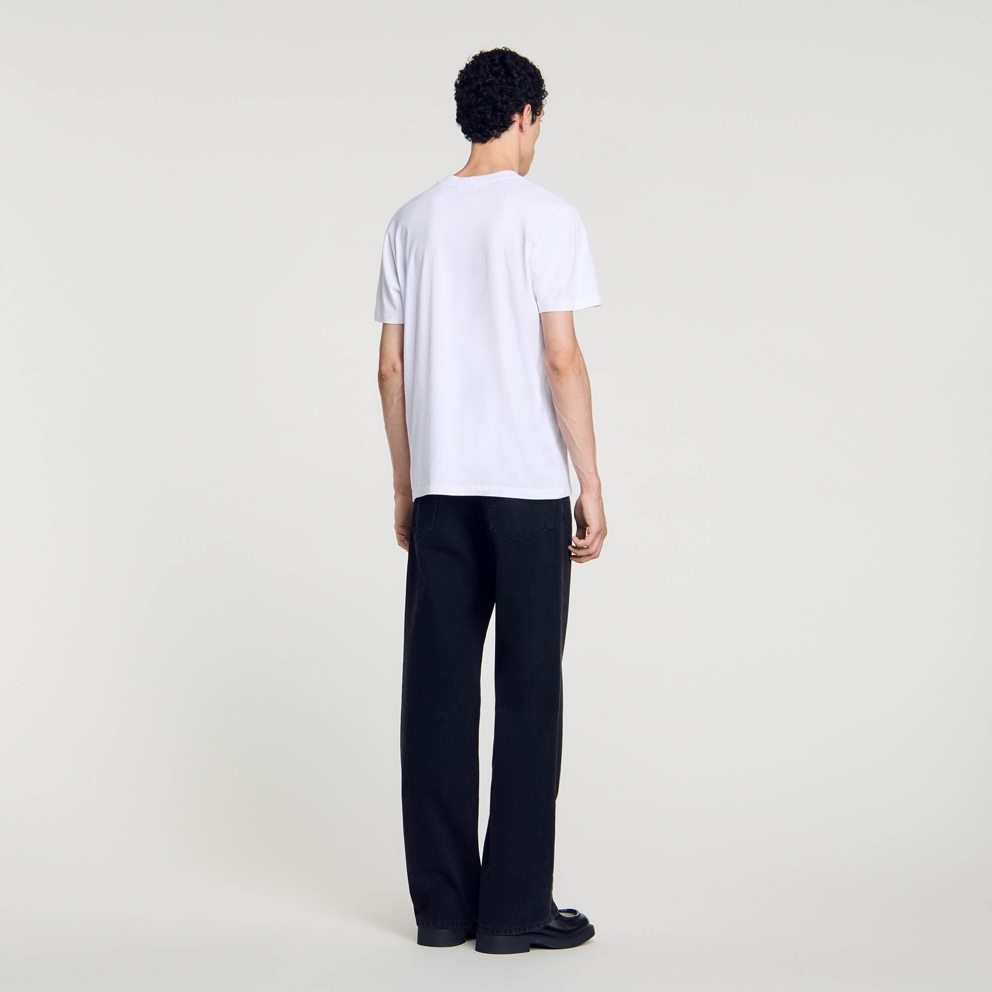 Sandro / Cotton T-shirt White