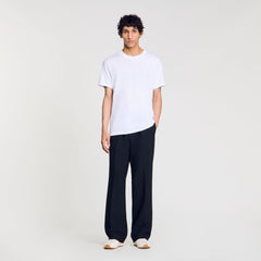 Sandro / Cotton T-shirt with logo Optic White
