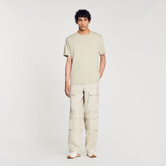 Sandro / Cotton T-shirt with logo Light Kaki.