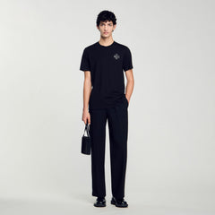 Sandro / Cross T-shirt Black
