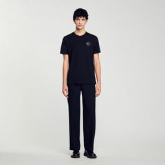 Sandro / Cross T-shirt Black
