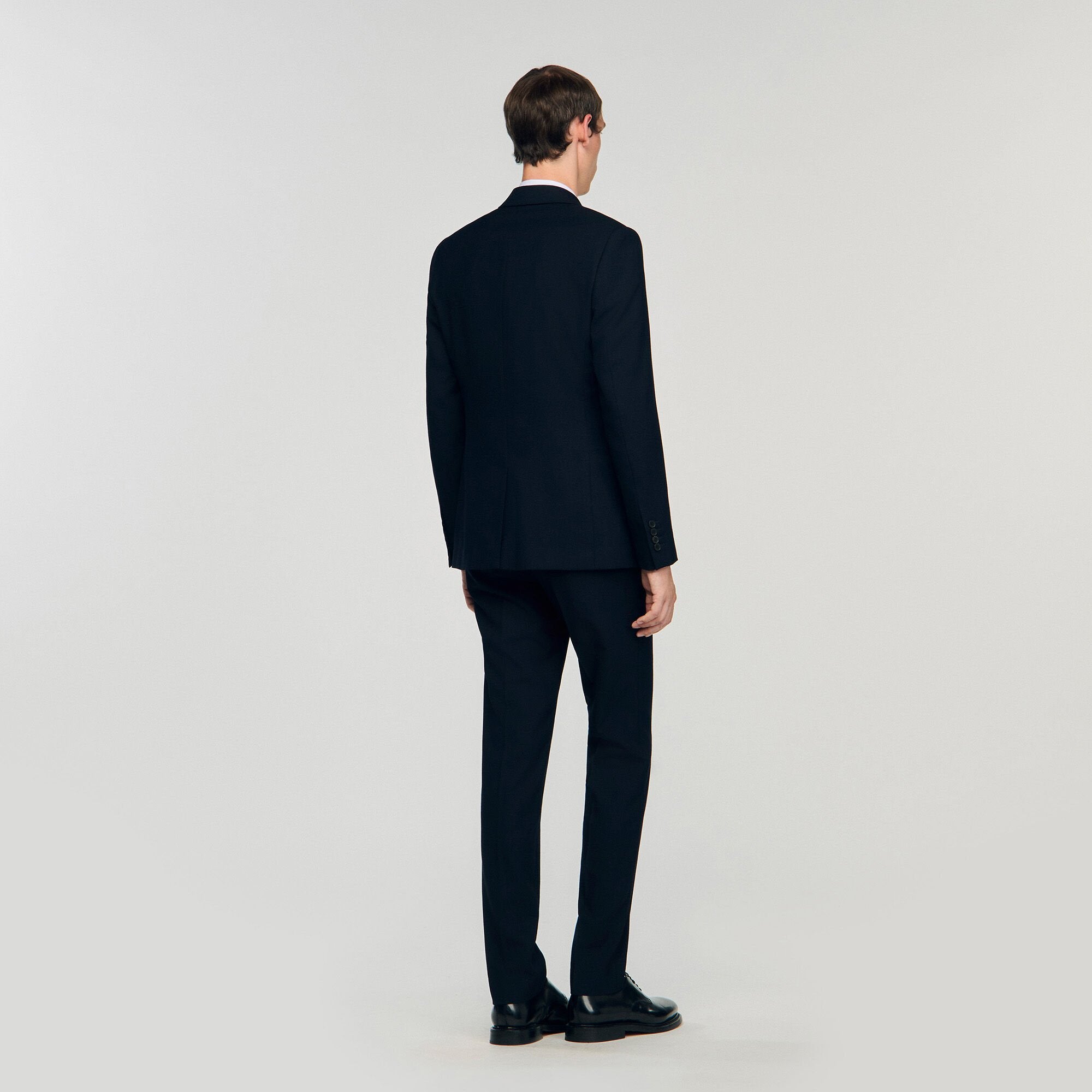 Sandro / Wool suit jacket Navy Blue