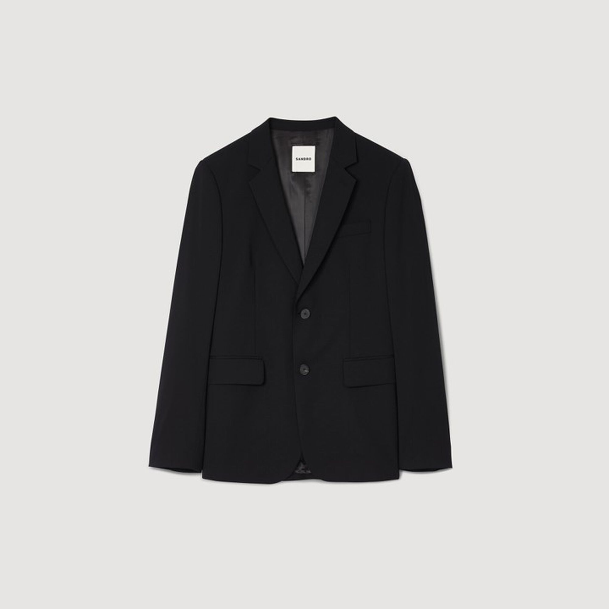 Sandro / Virgin wool suit jacket Black