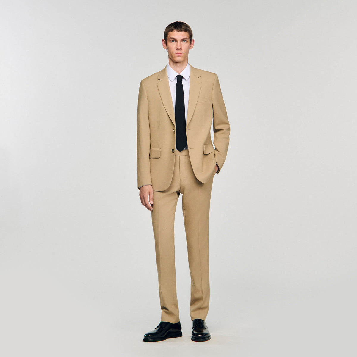 Sandro / Wool suit jacket Beige