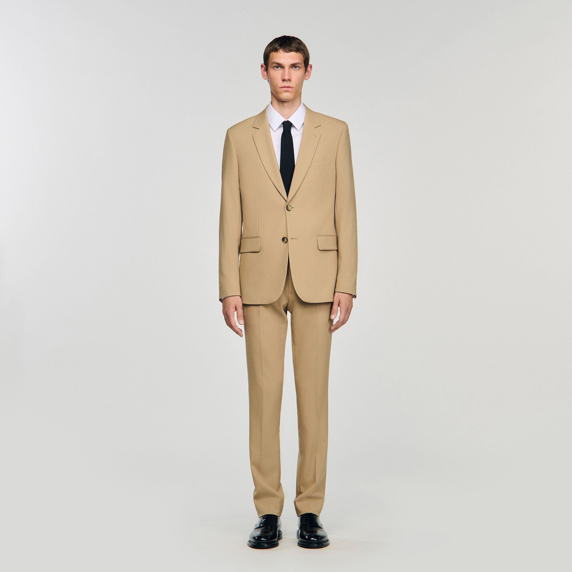 Sandro / Wool suit jacket Beige