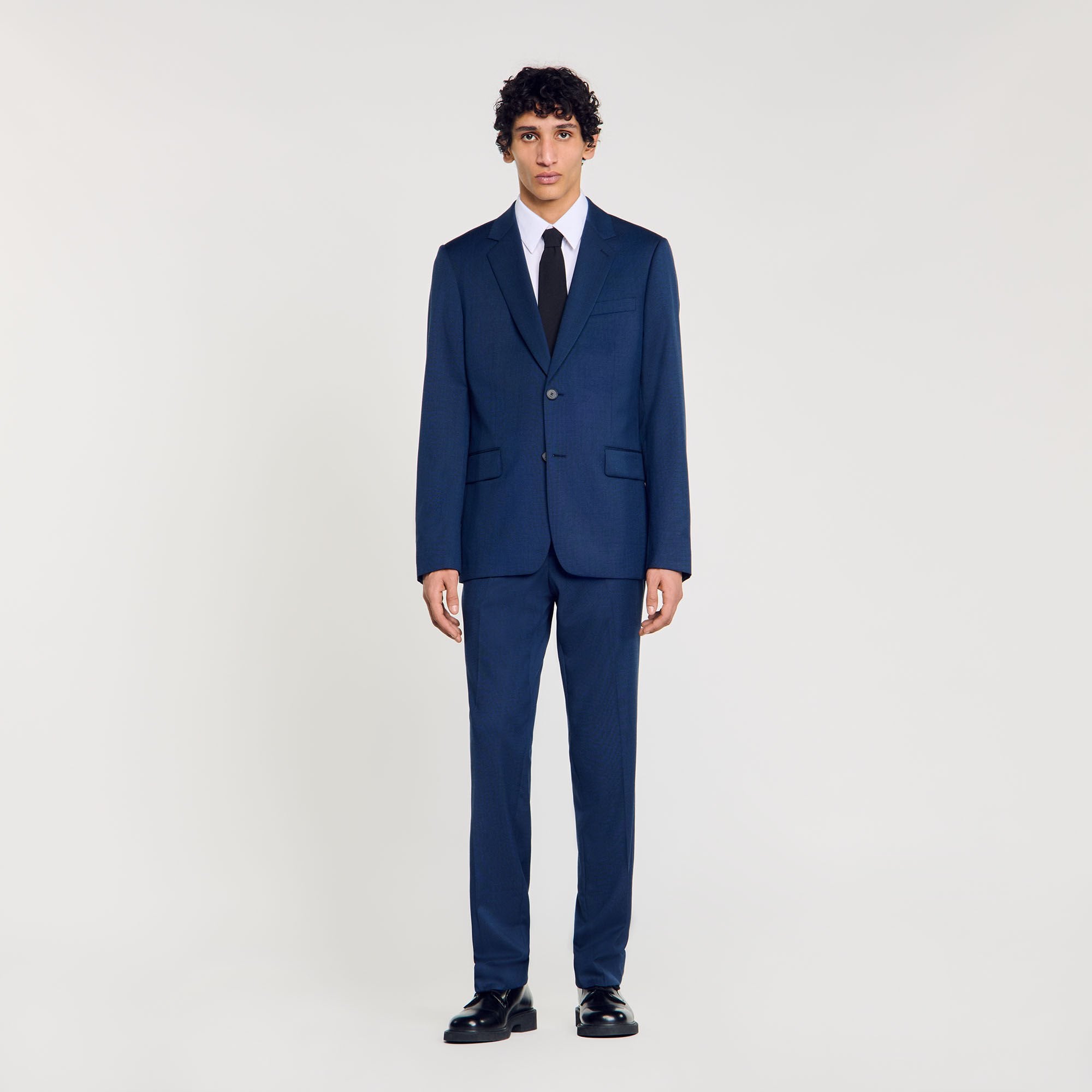 Sandro / Wool suit jacket Royal Blue
