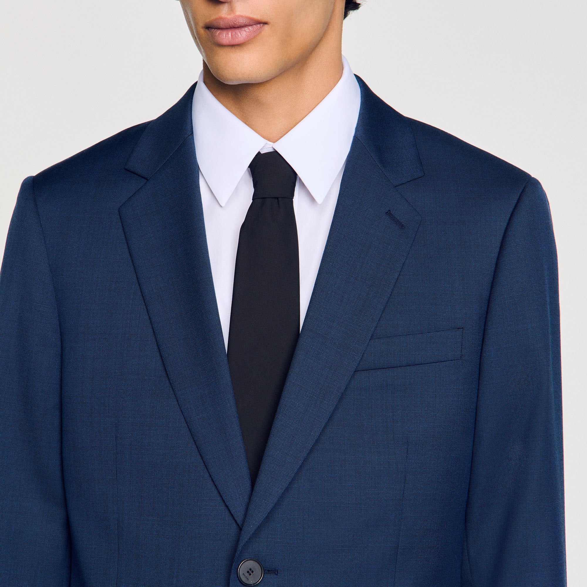 Sandro / Wool suit jacket Royal Blue