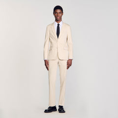 Sandro / Suit jacket Ivory.