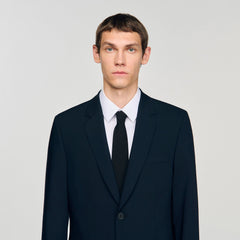 Sandro / Wool suit jacket Navy Blue