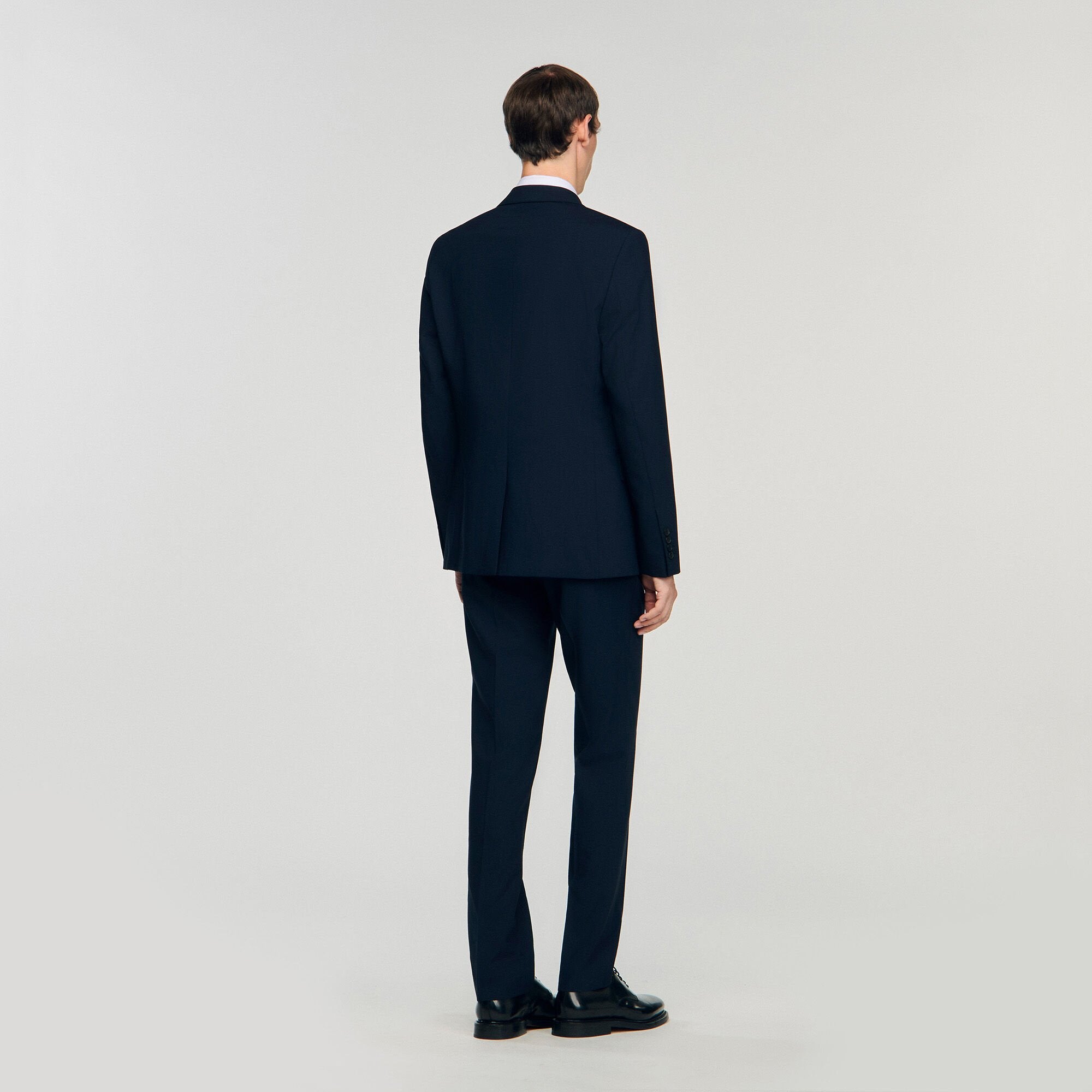 Sandro / Wool suit jacket Navy Blue