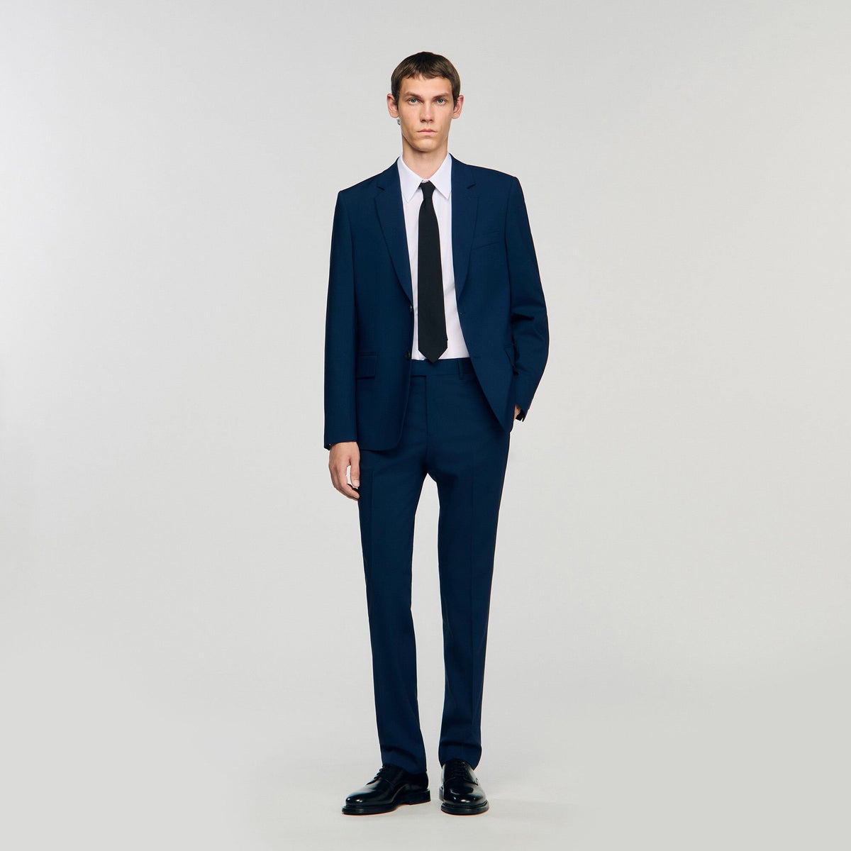 Sandro / Wool suit jacket Royal Blue
