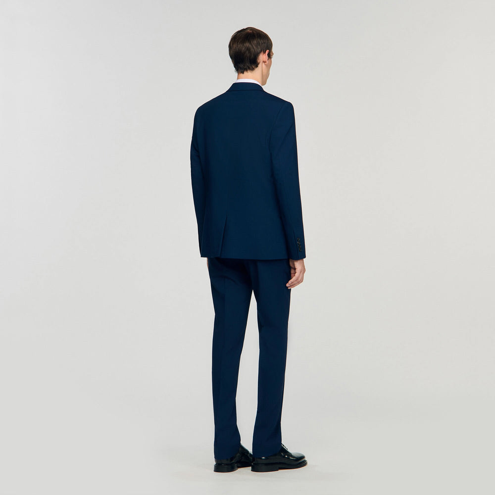 Sandro / Wool suit jacket Royal Blue