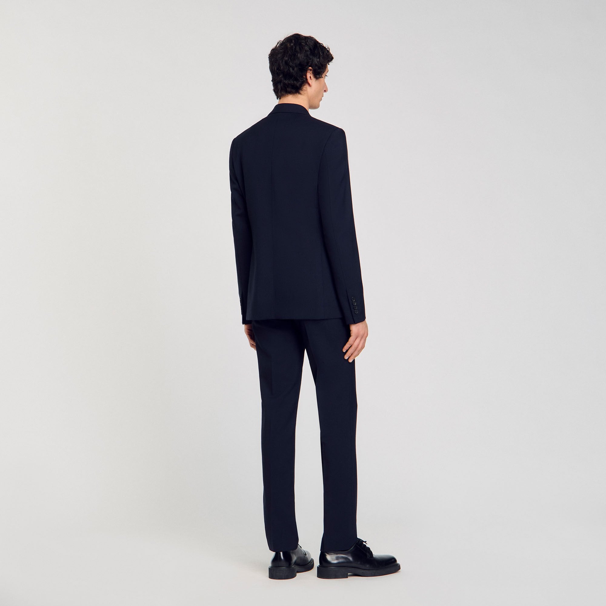 Sandro / Double-breasted suit jacket Navy Blue