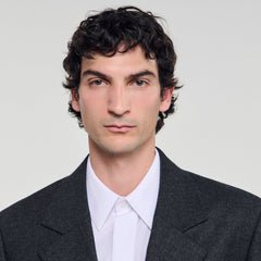 Sandro / Wool suit jacket Heather Charcoal