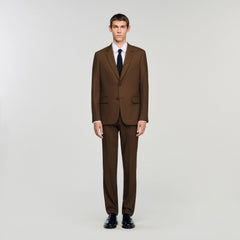 Sandro / Wool suit jacket Tobacco Brown