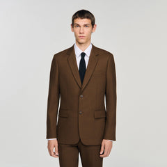 Sandro / Wool suit jacket Tobacco Brown